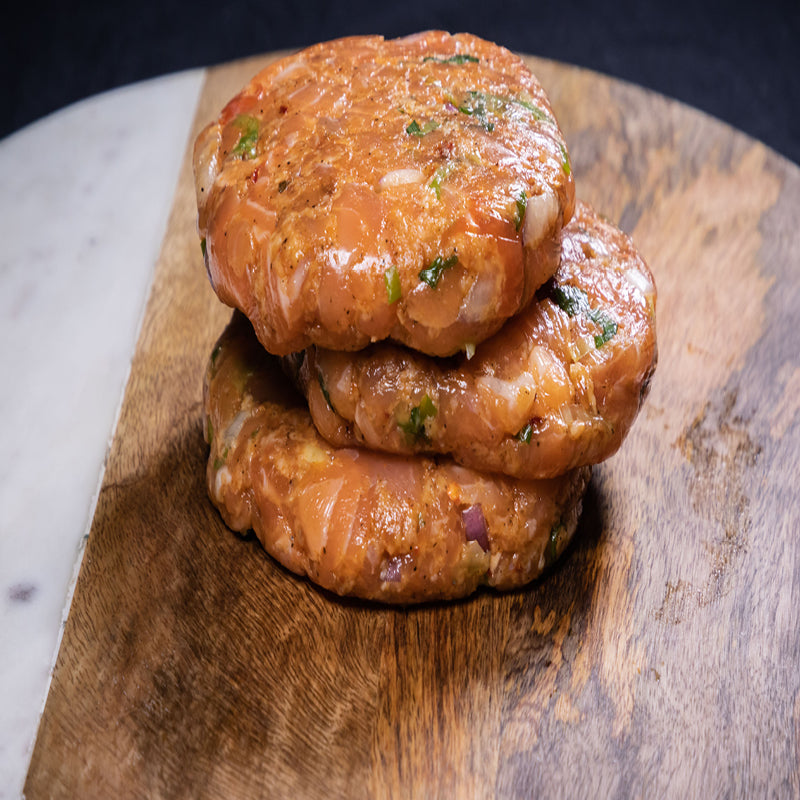 PISCES SOUTHWEST SALMON BURGERS